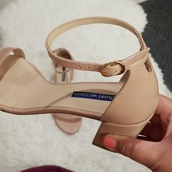 🎉SOLD🎉💕STUART WEITZMAN💕 Patent Sandal ~ Pink - Picture 11 of 16